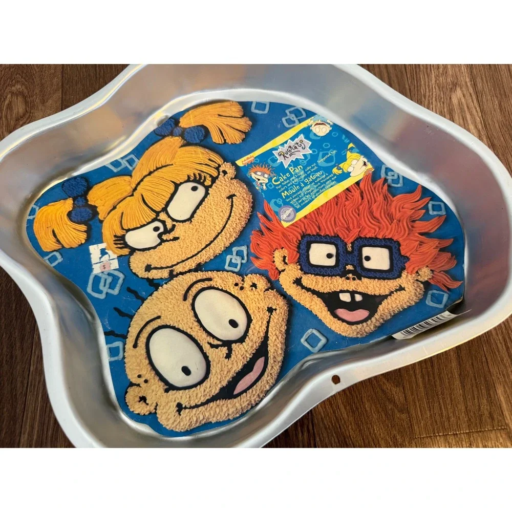Vintage 1998 Wilton Rugrats Cake Pan Tommy Chuckie Angelic Nickelodeon 2105-3100